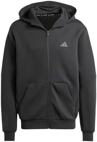 adidas D4T Full-Zip Ho Erkek Antrenman Ceketi IY1131 Siyah XS